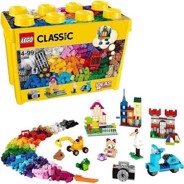 LEGO® Classic 10698 Creative Brick Box Deluxe - 790 stykker - Byggesæt Flerfärgad