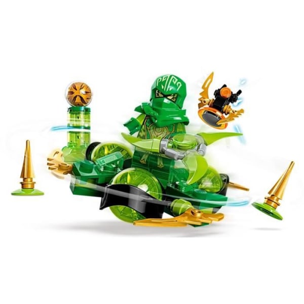 Lego - Ninjago - The Spinjitzu Whirlwind: Lloyd's Dragon Power - 6 år - Vit - Blandade material Flerfärgad