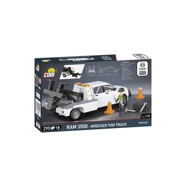 Bugserbil - COBI - RAM 3500 - Skala 1:35 - 295 dele - Figur inkluderet