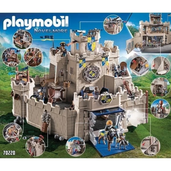 PLAYMOBIL - 70220 - Novelmore - Great Castle of the Knights Novelmore _