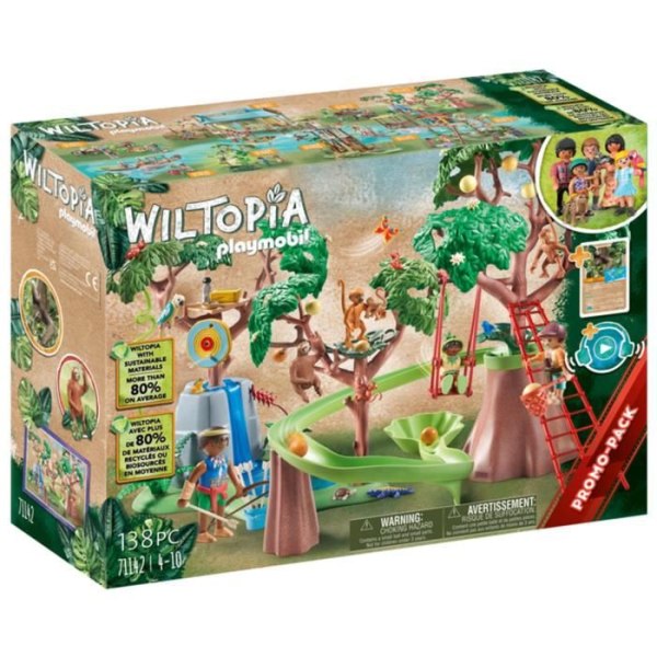 PLAYMOBIL 71142 Wiltopia Tropical Jungle Playground