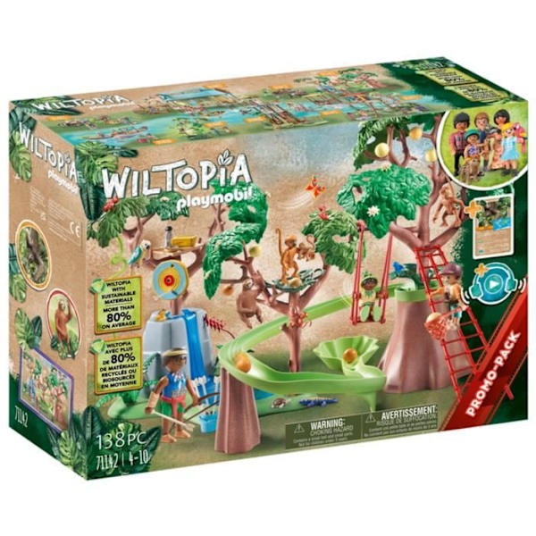 PLAYMOBIL 71142 Wiltopia Tropical Jungle Playground Flerfärgad