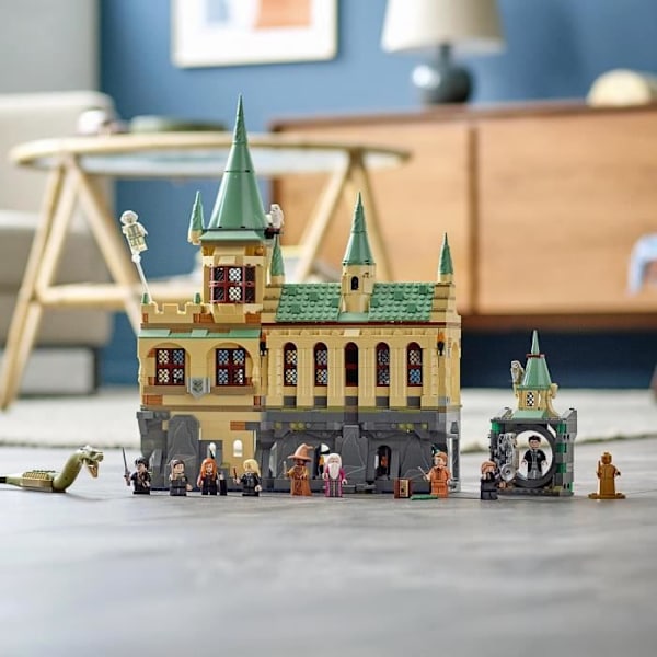 LEGO® 76389 Harry Potter™ Hogwarts Hemligheternas kammare Leksaksslott med stora salen + minifigur 20-årsjubileumsutgåva Flerfärgad