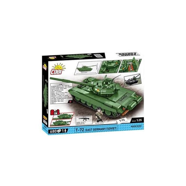 Maquette - COBI - T-72 - Grön - Plast - Att montera själv