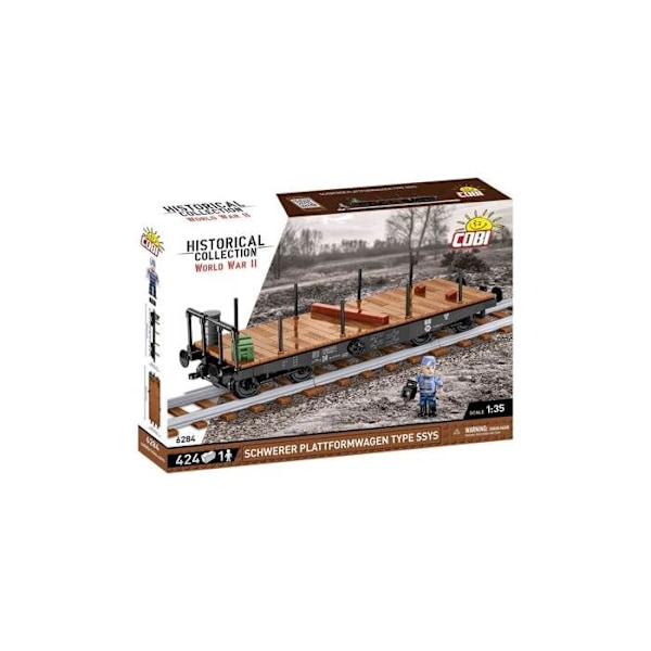 COBI 6284 - SCHWERER PLATTFORMWAGEN TYYPPI SSYS WAGON