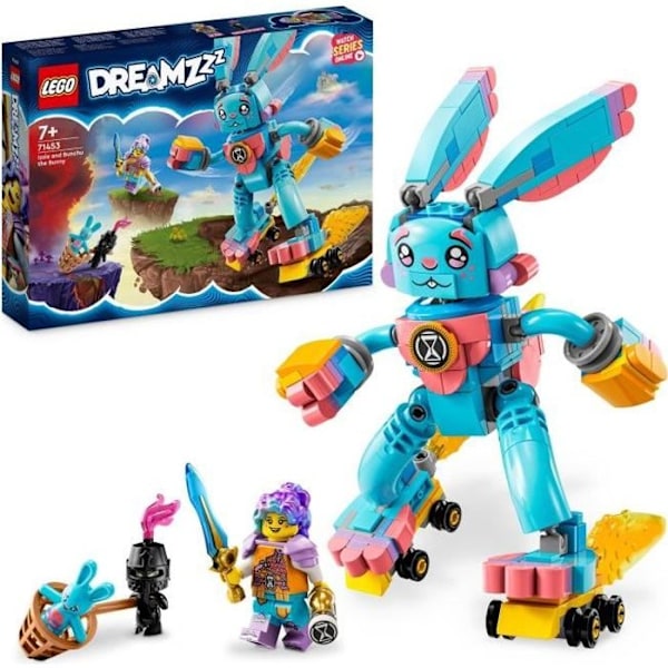 LEGO® DREAMZzz 71453 Izzie and Bunchu the Rabbit Toy med TV-serieminifigurer Blå