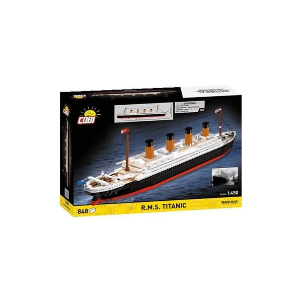 COBI 1688 - SKIB R.M.S. TITANIC - BYGGESET - HVID OG SORT