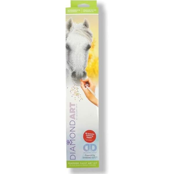 Hvid hest - DIAMOND DOTZ - DD5-0461 - Multifarvet - Plastik - 13 facetter
