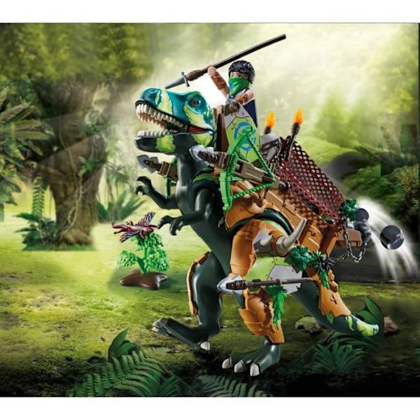 PLAYMOBIL - Dino Rise - Tyrannosaurus ja sotilas - Monivärinen - 83 kpl Flerfärgad