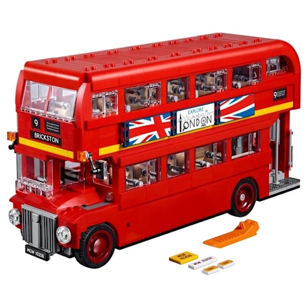 LEGO® 10258 Creator TM Expert TM: London Bus Goes Unique Color Unique Klar röd