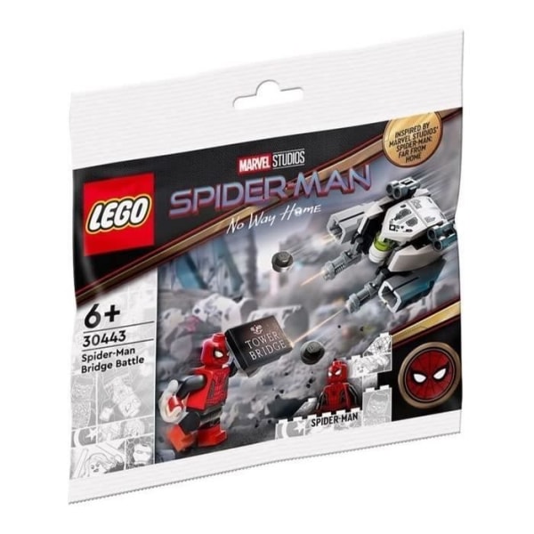 LEGO MARVEL SUPER HEROES 30443 SPIDER-MAN BRIDG PLASTVÄSKA