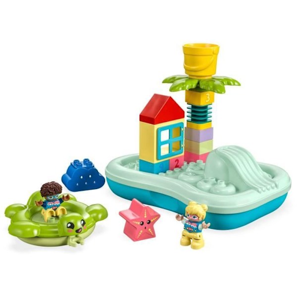 LEGO® DUPLO 10989 Vesipuisto, lelu 2-vuotiaille lapsille, kylpyammevesipeli Flerfärgad
