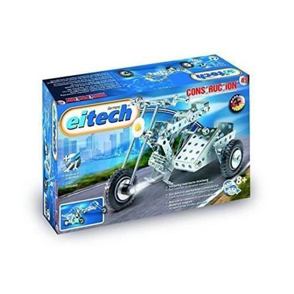 Motorbyggerkæde - Eitech - Basic Series - Sort - Til børn - Instruktioner inkluderet