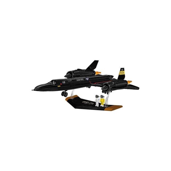 Rakennussarja - COBI - LOCKHEED SR-71 BLACKBIRD - Musta - Kootava - Aikuisille Svart