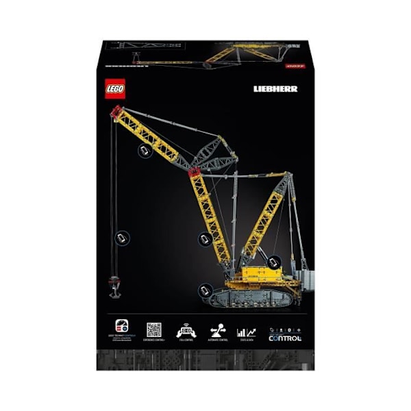 LEGO® Technic 42146 Liebherr LR 13000 Bandkran, Fjärrstyrd konstruktionsmaskinmodell, för vuxna Vit