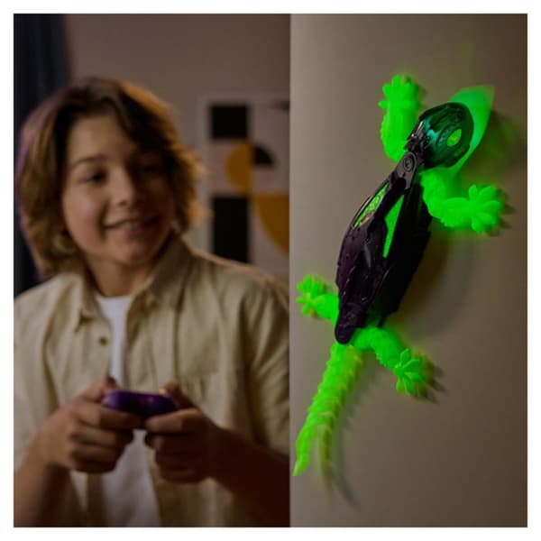 Gecko Radiostyrd - lyser i mörkret - Hex Bots Flerfärgad