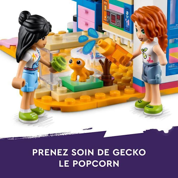 LEGO® Friends 41739 Lianns soveværelse, Mini-Dukkehuslegetøj, til børn i alderen 6 Blå