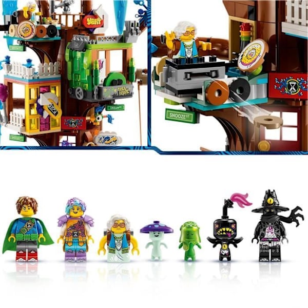 LEGO® DREAMZzz 71461 Fantasy-træhuset, legetøj, med Mateo og Izzie minifigurer Flerfärgad