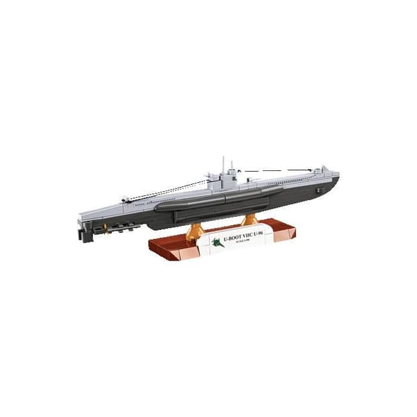 Byggesæt - COBI - 4857 U-BOOT VIIC U-96 - Grå - 0,263 kg - Hovedfarve Grå Grå