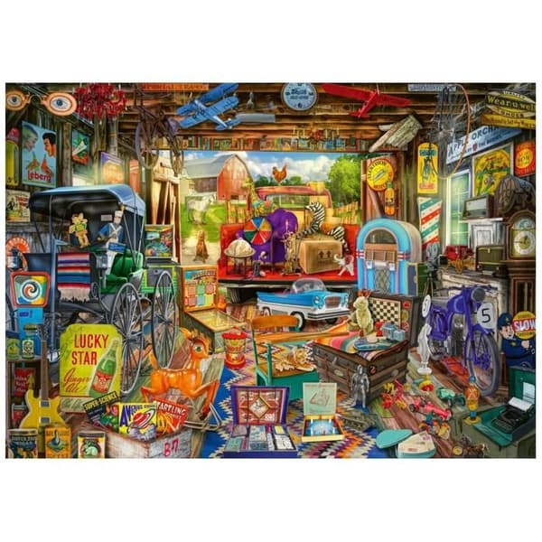PUZZLE 500 PALAA: MARCHE AUX PUCES Unik farve