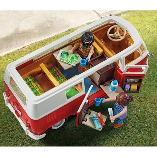 PLAYMOBIL 70176 Volkswagen T1 Combi, Klassiske biler, Voksen, Samlebil Blå