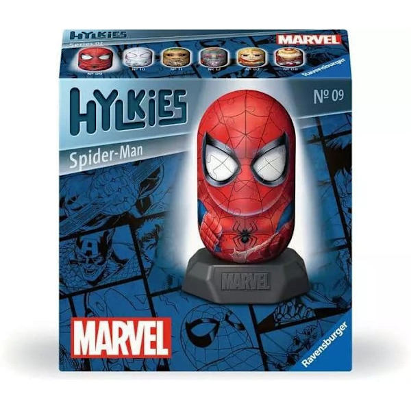 3D-pussel - RAVENSBURGER - Marvel Spiderman - 54 bitar - 5 cm diameter - 12,6 cm hög