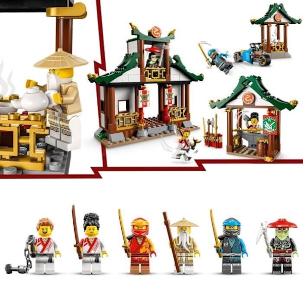 LEGO® NINJAGO 71787 Ninja Creative Brick Box, leksaksförvaring, bil och motorcykel Vit