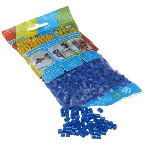 Perles Hama - Pakke med 1000 MIDI perler - Mørkeblå Blå