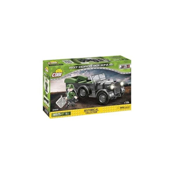 Rakennuspelit – Cobi 2405 – 1937 Horch 901 (Kfz.15) marinblå