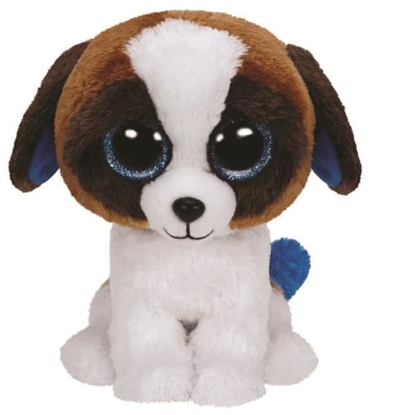TY - BEANIE BOO'S Pehmolelu Duke Koira 23cm Brunt och vitt