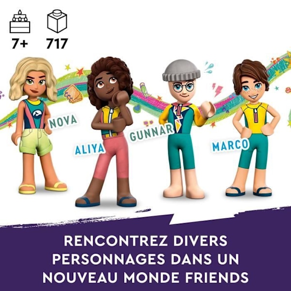 LEGO® Friends 41734 sjöräddningsbåtleksak med delfiner och ubåtsminifigurer Flerfärgad