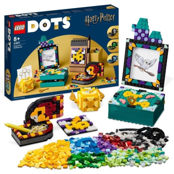 LEGO® DOTS 41811 Hogwarts Skrivbordsset, Tillbaka till skolans material, Harry Potter Toy