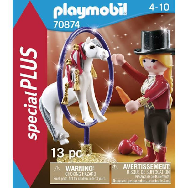 PLAYMOBIL - 70874 - Taiteilija ponin kanssa - Special Plus -hahmo - Asusteet - Lasten lelu Flerfärgad