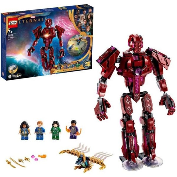 LEGO® 76155 Marvel Eternals i Arishems skugga, byggsats för superhjälte för barn från 7 år och uppåt