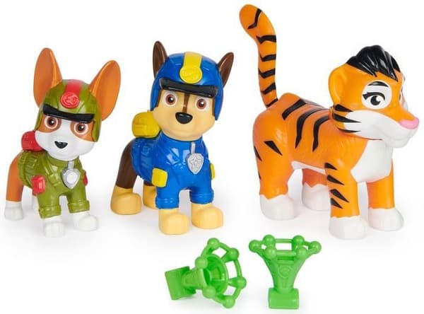 Paw Patrol Jungle Pups Chase Tracker-figurer set + tillbehör