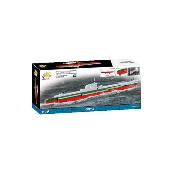 COBI 4856 - ORP SEP - RÖD FARTYG - BYGGSET