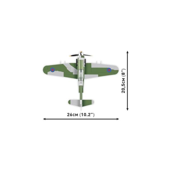 Modeller - COBI - HAWKER TYPHOON MK. IB - 190 dele - Byg selv - Grå
