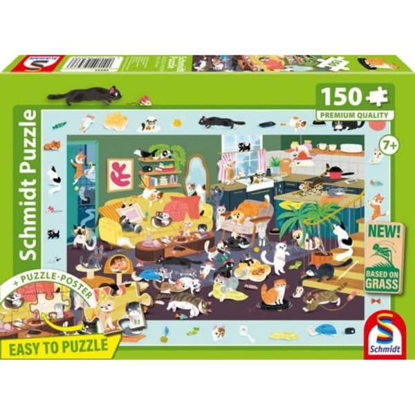 150 bitars pussel med katter - SCHMIDT SPIELE - Schmidt - Från 7 år