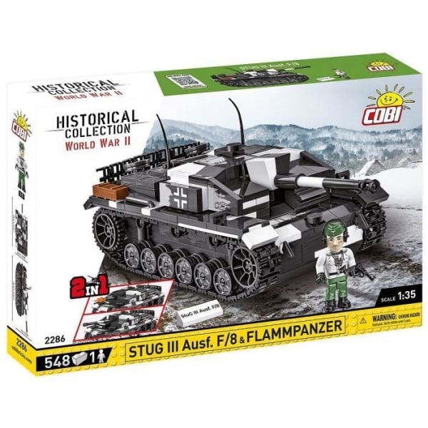 COBI 2286 - STUG III AUSF. F/8 & FLAMMPANZER