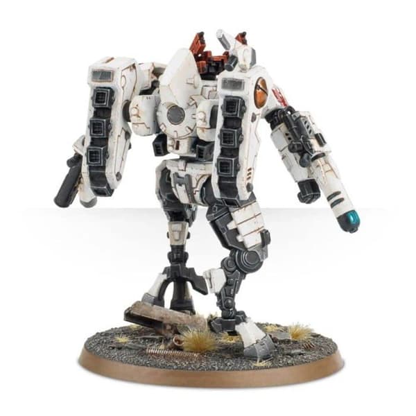 Spilfigur - GAMES WORKSHOP - GAW56-22 - Warhammer 40k - Tau Commander - Plastisk