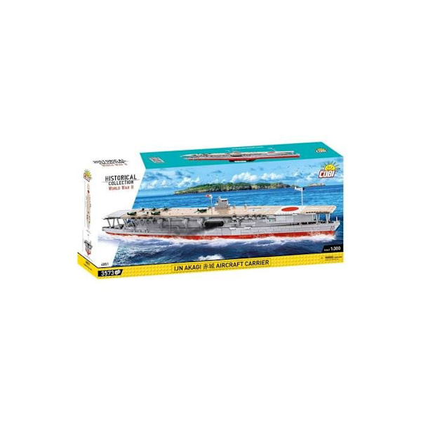 Maquette - COBI - IJN AKAGI - 3573 elementer - 1:300 - At samle selv