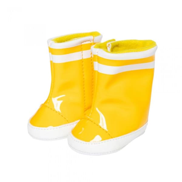 Regn støvler til dukke - HELESS - Heless - Gul - 30-34 cm - Solid plastik Gul