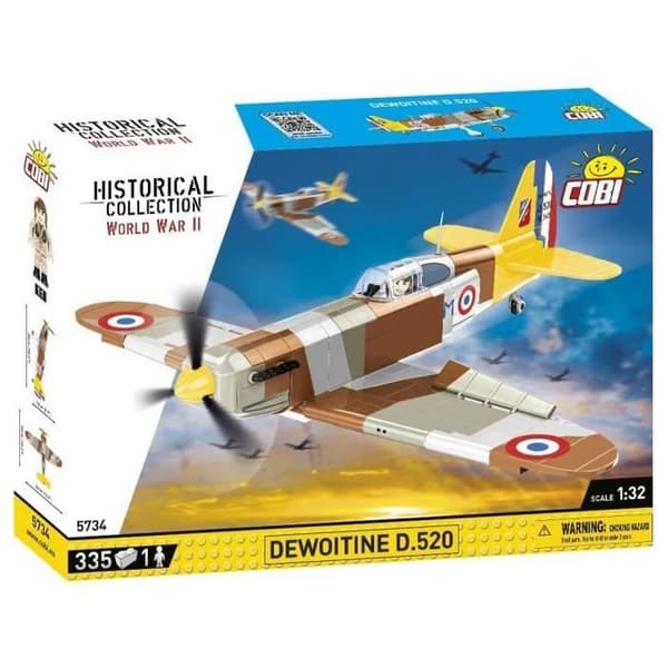 Flygplansmodell - COBI - DEWOITINE D.520 - Plast - Från 8 år - Blandat