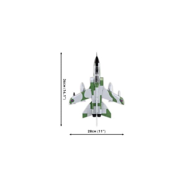 Maquette - COBI - Panavia Tornado GR.1 - 585 dele - Sammenstilling - Blandt 8 år og derover Grågrön