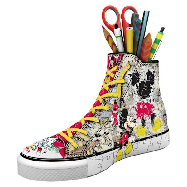 Sneaker Disney Musse Pigg 3D pussel pennkruka - Ravensburger - Flerfärgad Flerfärgad