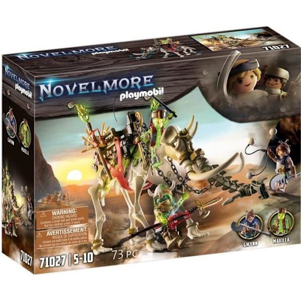PLAYMOBIL - Novelmore - Sal'ahari Sands - Mammoth Skeleton Attack - Unisex - Lapsi - Harmaa Flerfärgad