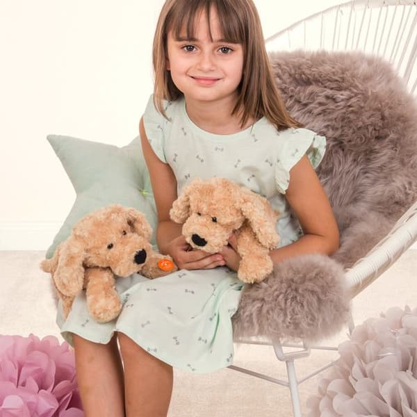 Peluche - Hermann - Beige Hund - 28 cm - Blød - Indendørs Beige
