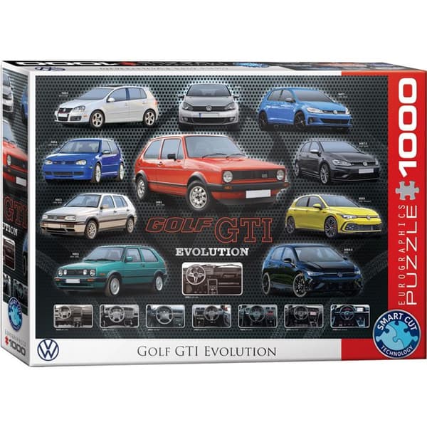 Palapeli - EUROGRAPHICS - VW Golf GTI Evolution - 1000 palaa - Ajoneuvot ja laitteet - Huippulaatu