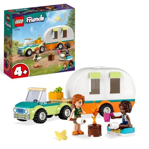 LEGO® Friends 41726 Caravan Holiday, Autocamper Legetøj med Bil, Børn 4 år Flerfärgad