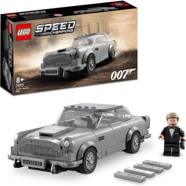 LEGO Speed Champions 76911 007 Aston Martin DB5, leksak, modellbil, James Bond Flerfärgad